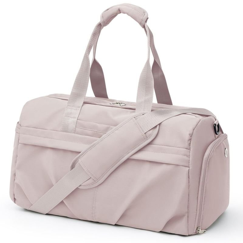 Men Leisure Sports Basic Solid Color Large Capacity Oxford Duffle Bag