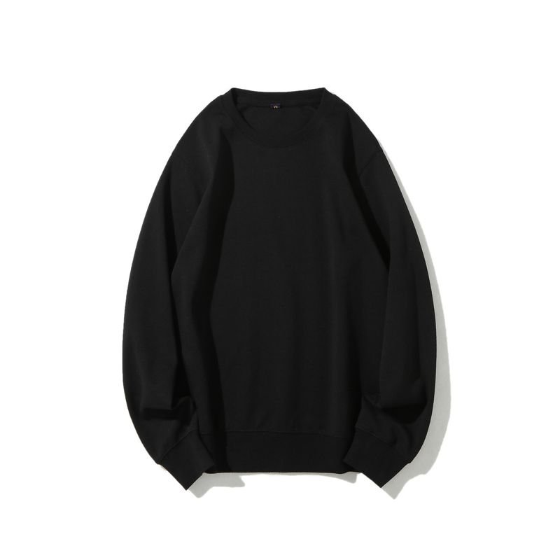 Custom Logo 300g Men Women Unisex Casual Solid Color Crewneck Sweatshirt