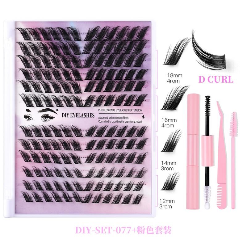 Women Simple Large-Capacity Thick Sectional Grafting False Eyelashes