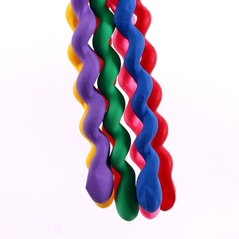 Dragon Ball Spiral Twist Screw Balloon Shaped Balloon Nightclub Decoration Balloon Bar Ktv Decoration Active Atmosphere
