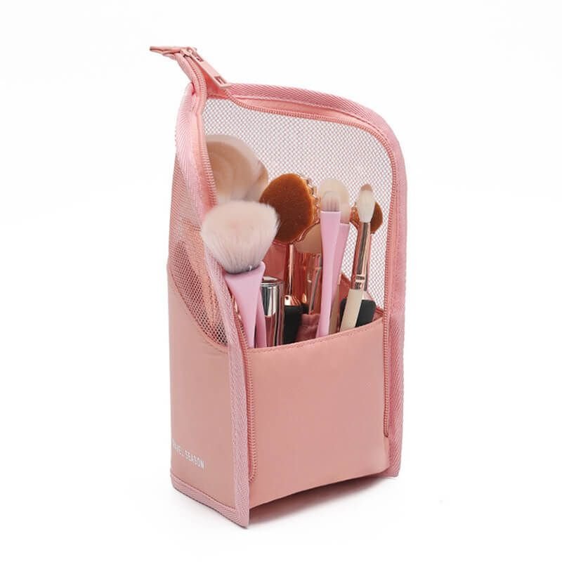 Women Simple Vertical Large Capacity Waterproof Cosmetic Bag