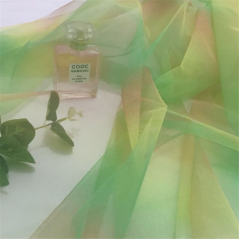 100*150cm DIY Rainbow Gradient Tulle Photography Prop Background Cloth