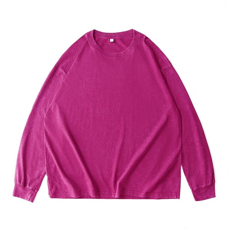 Custom Logo Women Casual Retro Long Sleeve Sweatshirt