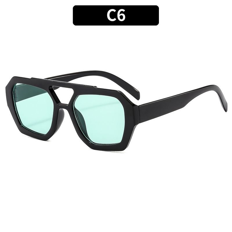 Women Fashion Leopard Double Beam Sunglasses