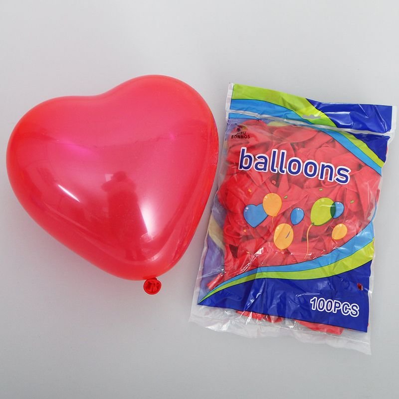 12 Inches Heart-Shaped Wedding Room Decoration Balloon I Love You Wedding Balloon
