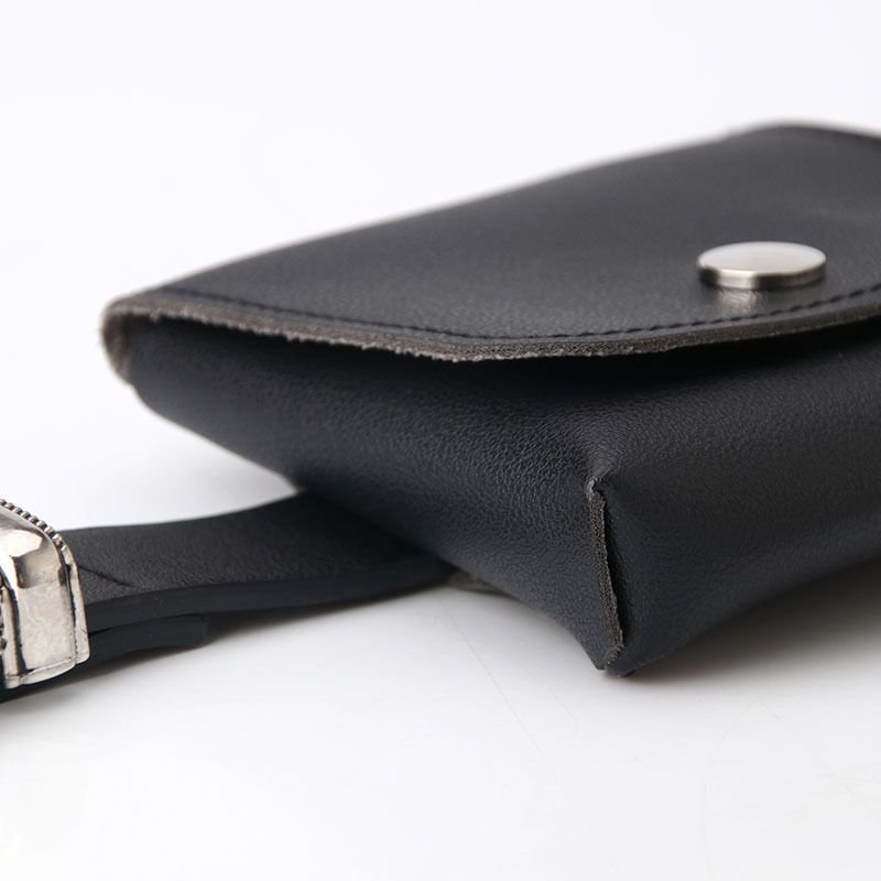 Women Fashion Simple Mini Waist Bag Decorative PU Belt