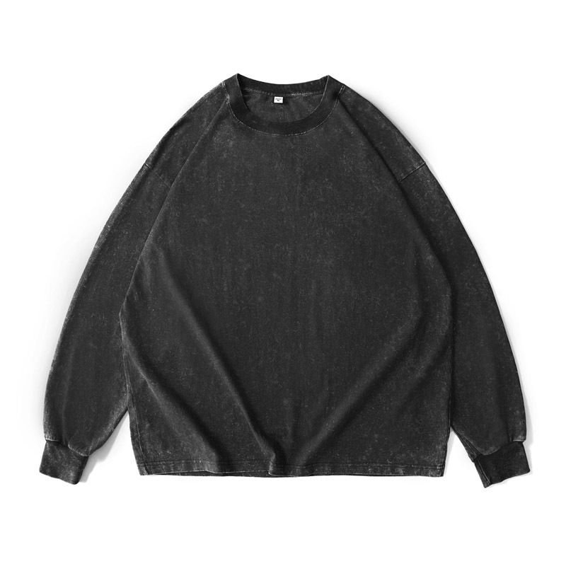 Custom Logo Women Casual Retro Long Sleeve Sweatshirt