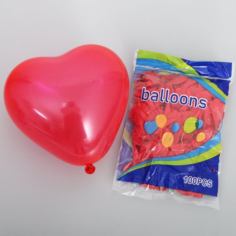 12 Inches Heart-Shaped Wedding Room Decoration Balloon I Love You Wedding Balloon